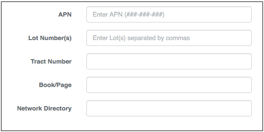 Dropdown menu showing various professional and field service options.