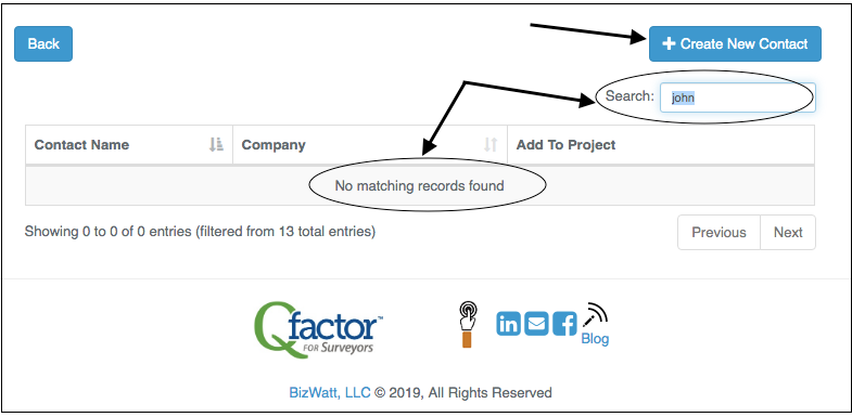 Dropdown menu showing various professional and field service options.