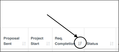 Dropdown menu showing various professional and field service options.